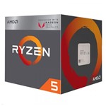 Ficha técnica e caractérísticas do produto Processador AMD Ryzen 5 YD2400C5FBBOX 2400G AM4 4MB Cache 3.6 GHz