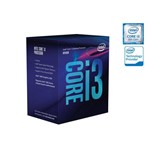 Ficha técnica e caractérísticas do produto Processador Core I3 Lga 1151 Intel Bx80684i38100 Quad Core I3-8100 3.60ghz 6mb Cache Graf Uhd 8ger
