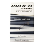 Ficha técnica e caractérísticas do produto PROEX 200mg Caixa com 20 Compr.