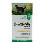 Ficha técnica e caractérísticas do produto Profender Spot On Gatos Até 2,5kg - Bayer (vermífugo Tópico)