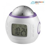 Ficha técnica e caractérísticas do produto Projetor de Luz Star Canções, Relógio Roxo BB200 - Multikids Baby
