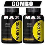 Ficha técnica e caractérísticas do produto Promoção Combo Kit 2x Whey wey way Pro 1kg Concentrado Puro - Max Titanium