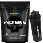 Protein 6w - 1800g - Black Skull - Chocolate