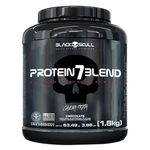 Ficha técnica e caractérísticas do produto Protein 7 Blend 1,8 Kg - Chocolate Caveira Preta - Black Skull