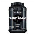 Ficha técnica e caractérísticas do produto Protein 7 Blend 837g Caramelo - Caveira Preta - Black Skull