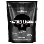 Ficha técnica e caractérísticas do produto Protein 7 Blend - 837g Refil Chocolate - Black Skull