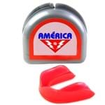 Ficha técnica e caractérísticas do produto Protetor Bucal com Estojo América Vermelho