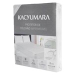 Ficha técnica e caractérísticas do produto Protetor de Colchão Impermeável Malha Casal Kacyumara - Branco