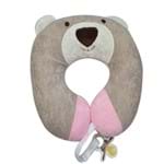 Ficha técnica e caractérísticas do produto Protetor de Pescoço Urso Nino - Bege com Rosa - Zip Toys