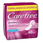 Ficha técnica e caractérísticas do produto Protetor Diário Carefree Brisa Sem Perfume Econômico com 40Unidades