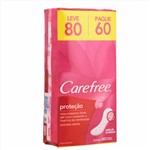 Ficha técnica e caractérísticas do produto Protetor Diário Carefree Proteção com Perfume Leve 80 Pague 60