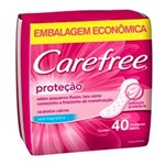 Ficha técnica e caractérísticas do produto Protetor Diário Carefree Proteção Sem Perfume – 40 Unidades