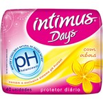 Ficha técnica e caractérísticas do produto Protetor Diário Intimus Days com Abas Sem Perfume Ph 40 Unidades