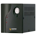 Ficha técnica e caractérísticas do produto Protetor Eletrônico 2000va Bivolt 4 Tomadas Preto Keeper