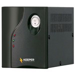 Ficha técnica e caractérísticas do produto Protetor Eletrônico 1050Va Bivolt 4 Tomadas I Preto Keeper