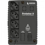 Ficha técnica e caractérísticas do produto Protetor Eletrônico 500VA 115V PROTETOR II Preto KEEPER