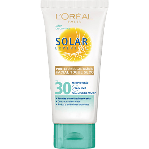 Ficha técnica e caractérísticas do produto Protetor Facial Solar Expertise Toque Seco FPS 30 - L'Oréal Paris