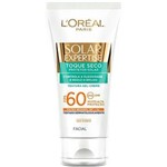 Ficha técnica e caractérísticas do produto Protetor Facial Solar L`Oréal Expertise Toque Seco Fps 60 - 50g
