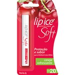 Ficha técnica e caractérísticas do produto Protetor Labial Lip Ice Soft Cereja Refrescante FPS 20