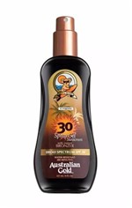 Ficha técnica e caractérísticas do produto Protetor Solar Australian Gold FPS30 Spray Gel com Instant Bronzer 125g