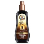 Ficha técnica e caractérísticas do produto Protetor Solar Australian Gold Instant Bronzer Spray em Gel Fps 8 237ml