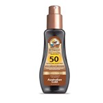 Ficha técnica e caractérísticas do produto Protetor Solar Corporal Spray Gel Australian Gold Instant Bronzer FPS 50 125ml