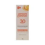 Ficha técnica e caractérísticas do produto Protetor Solar Facial Cenoura e Bronze FPS 30 50g - Cenoura & Bronze