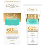 Ficha técnica e caractérísticas do produto Protetor Solar Facial Expertise Toque Seco FPS 60 - L'Óreal Paris - 50g - L'Oréal Paris