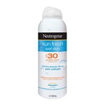 Ficha técnica e caractérísticas do produto Protetor Solar Neutrogena Sun Fresh Wet Skin FPS 30
