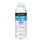 Ficha técnica e caractérísticas do produto Protetor Solar Neutrogena Sun Fresh Wet Skin FPS50