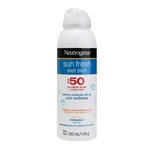 Ficha técnica e caractérísticas do produto Protetor Solar Wet Skin NEUTROGENA Sun Fresh FPS 50 180ml - Caixa C/6