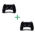 Ficha técnica e caractérísticas do produto PS4 - Kit com 2 Controles Sem Fio Preto - Sony