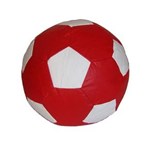 Ficha técnica e caractérísticas do produto Puff Ball Futebol Infantil Courino - Vermelho