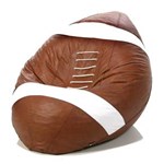 Ficha técnica e caractérísticas do produto Puff Big Ball Futebol Americano Pop Cipaflex Caramelo - Markine Mobilier - Marrom