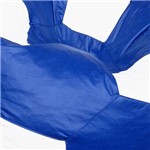 Ficha técnica e caractérísticas do produto Puff Bola Super Courino Azul Royal/Branco - Phoenix Puff