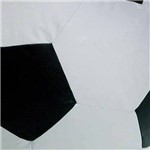 Ficha técnica e caractérísticas do produto Puff Infantil Big Ball Futebol Courino Preto/Branco - Stay Puff