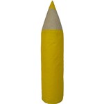 Ficha técnica e caractérísticas do produto Puff Infantil Lápis Couro Sintético Amarelo - Phoenix Puff
