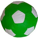 Ficha técnica e caractérísticas do produto Puff Redondo Big Ball Futebol Cipaflex Verde/Branco - Stay Puff