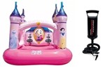 Ficha técnica e caractérísticas do produto Pula Pula Castelo Princesas Disney Princess Bestway 91050 com Bomba de Inflar