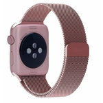 Ficha técnica e caractérísticas do produto Pulseira Milanese Para Apple Watch 42mm - Rose