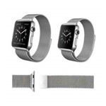 Ficha técnica e caractérísticas do produto Pulseira Milanese para Apple Watch Series 1 2 3 4 40mm Prata