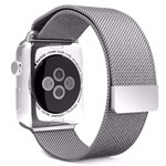 Ficha técnica e caractérísticas do produto Pulseira Milanese Para Apple Watch Series 1 2 3 4 38mm Prata