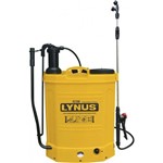 Ficha técnica e caractérísticas do produto Pulverizador Costal 2 em 1 a Bateria/manual 18l Lança em Aço - Lynus