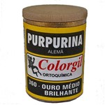Ficha técnica e caractérísticas do produto Purpurina Ouro Medio Brilhante Colorgil 5gr