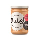 Ficha técnica e caractérísticas do produto Putz Pasta de Amendoim Chocolate Branco 600g Sem Açúcar