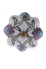Ficha técnica e caractérísticas do produto Puxador de Cerâmica 1703 Color Flor Le Souk