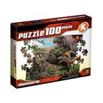 Puzzle 100 Peças Dinossauros - Grow