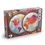 Puzzle 4000 Peças Mapa-Múndi - Grow