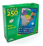 Ficha técnica e caractérísticas do produto Puzzle 250 Peças Mapa do Brasil - Grow