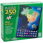 Ficha técnica e caractérísticas do produto Puzzle C/ 250 Pçs Mapa do Brasil - Grow - Grow
